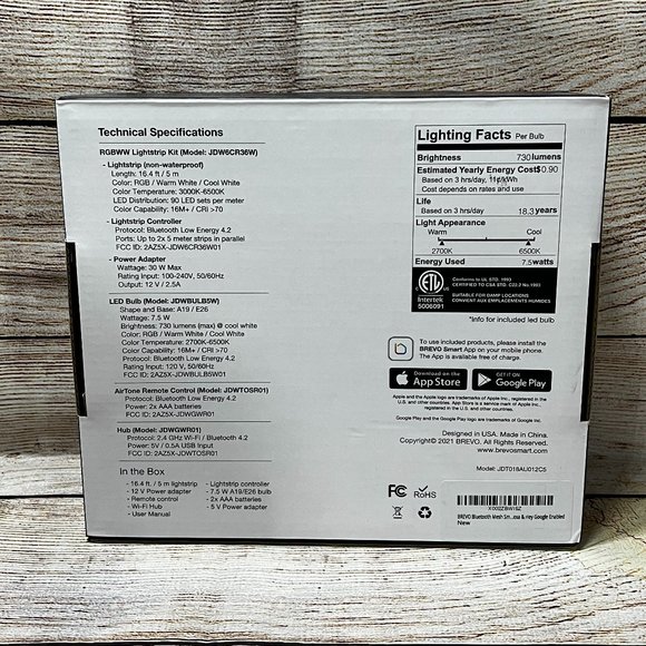 LED Smart Lighting Kit Bluetooth Wifi Alexa Enabled New - Picture 8 of 9